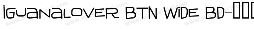 IguanaLover BTN Wide Bd字体转换